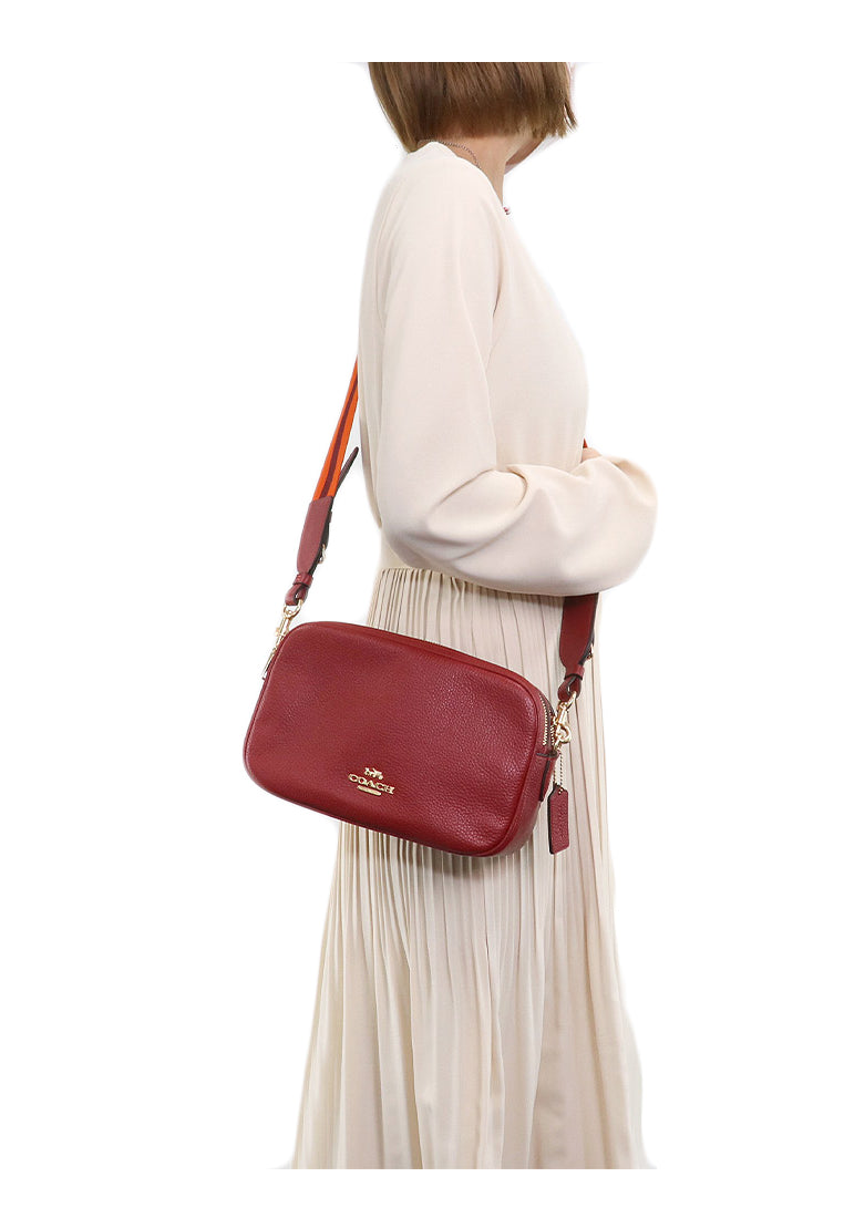 Coach Jes Double Zip Crossbody Bag - Red