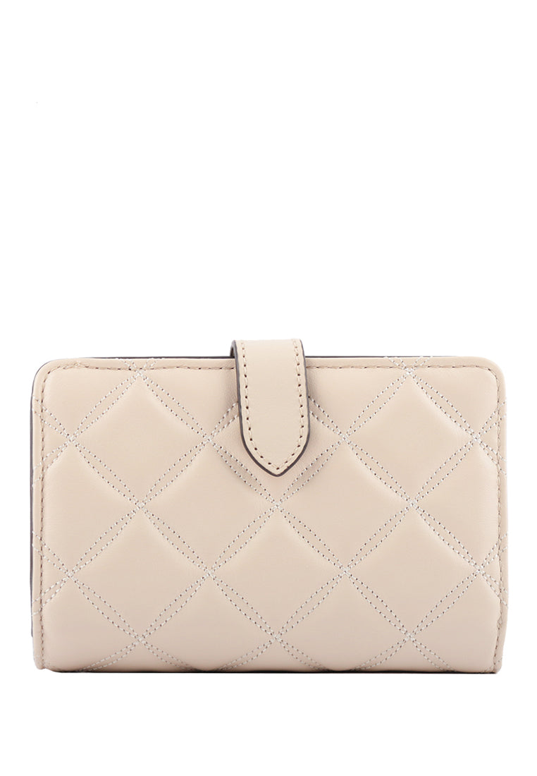 Kate Spade Natalia Medium Compact Bifold Wallet - Bare White