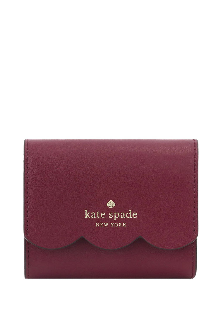 Kate Spade Gemma Small Flap Wallet - Blackberry Preserve