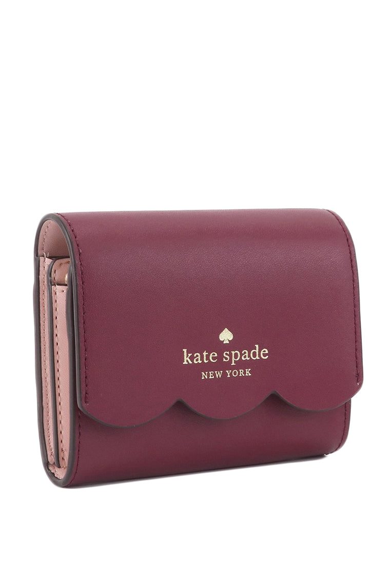 Kate Spade Gemma Small Flap Wallet - Blackberry Preserve