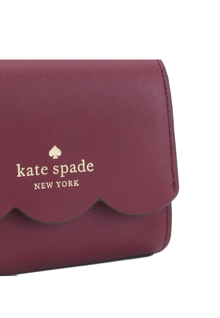 Kate Spade Gemma Small Flap Wallet - Blackberry Preserve