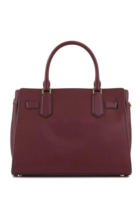 Michael Kors Hamilton Medium Satchel - Merlot