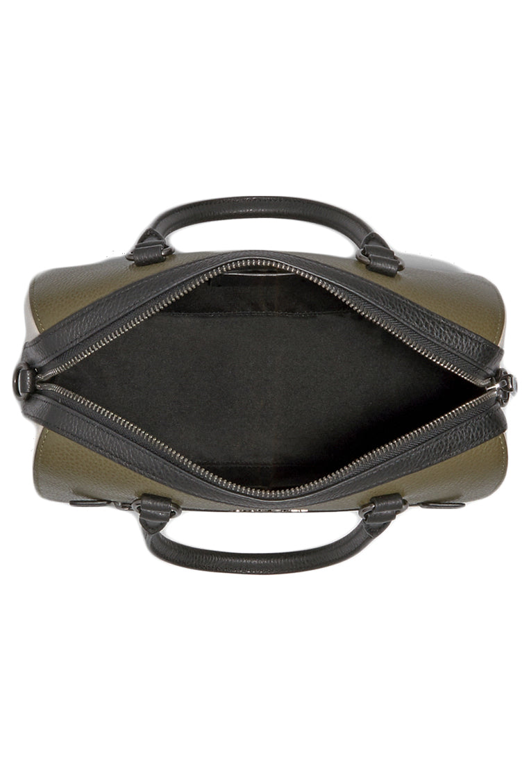 Coach Rowan Satchel In Colorblock - Kelp