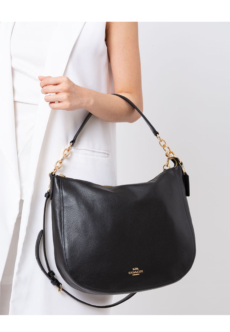 Coach Elle Hobo Bag - Black