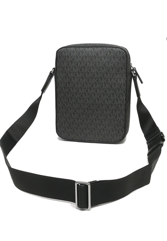 Michael Kors Mens Cooper Crossbody Flight Bag - Black
