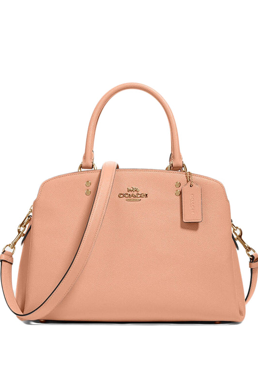 Coach Crossgrain Leather Lillie Carryall Bag - Faded Blush