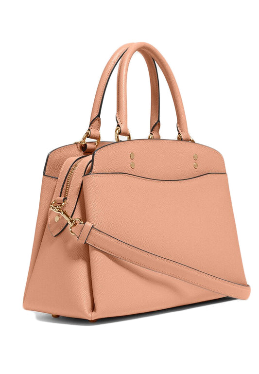 Coach Crossgrain Leather Lillie Carryall Bag - Faded Blush