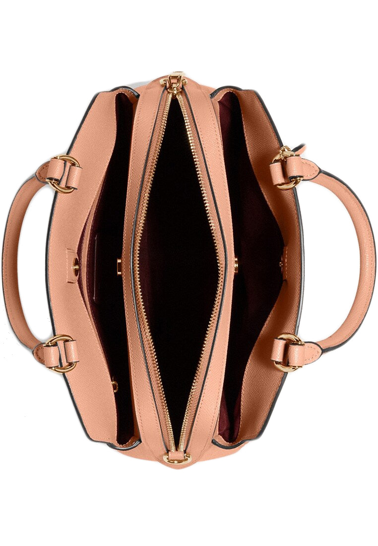 Coach Crossgrain Leather Lillie Carryall Bag - Faded Blush