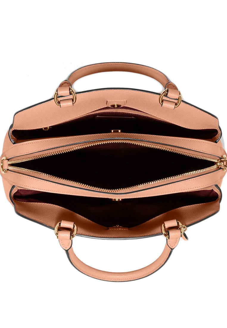 Coach Crossgrain Leather Lillie Carryall Bag - Faded Blush