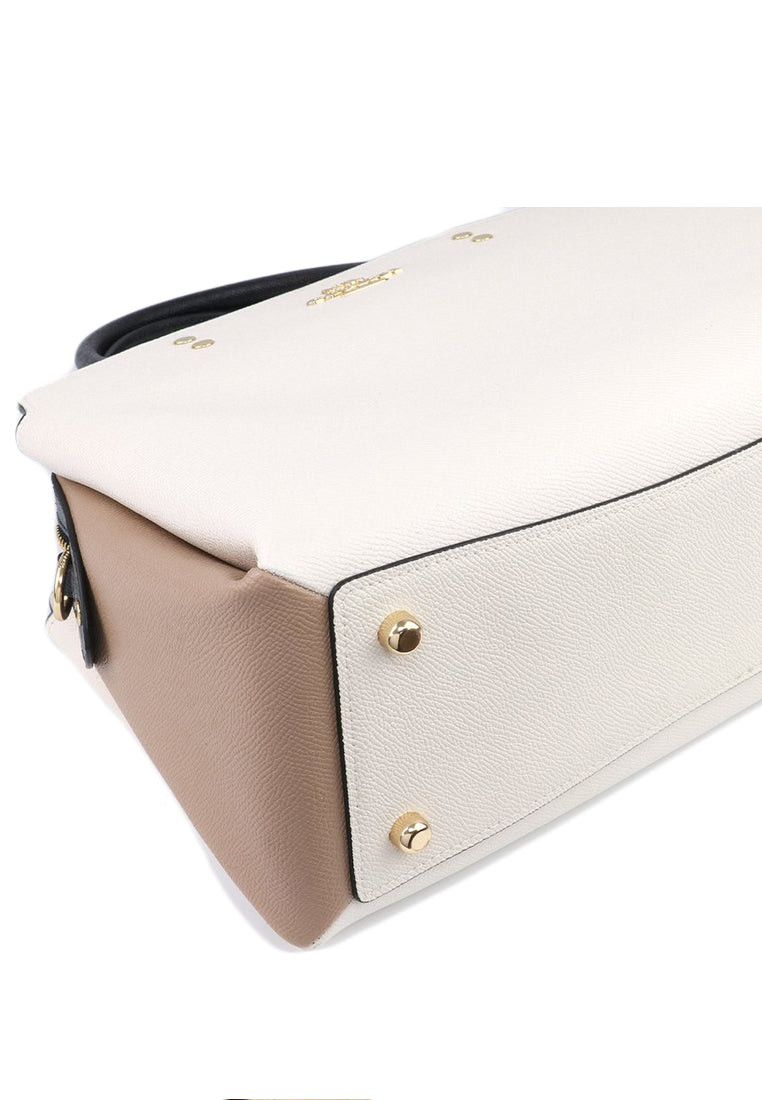 Coach Lillie Carryall In Colorblock - White/Multi