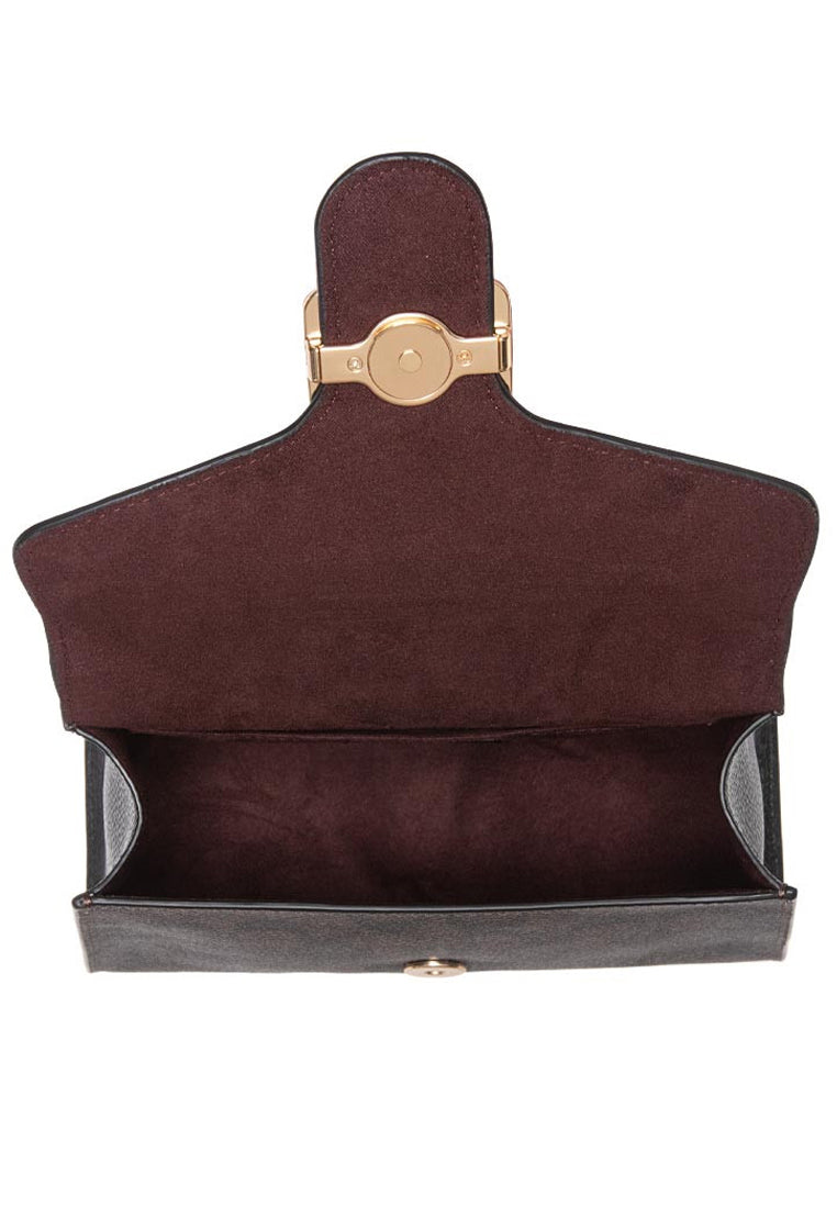 Coach Pepper Satchel In Signature Canvas - Dark Brown