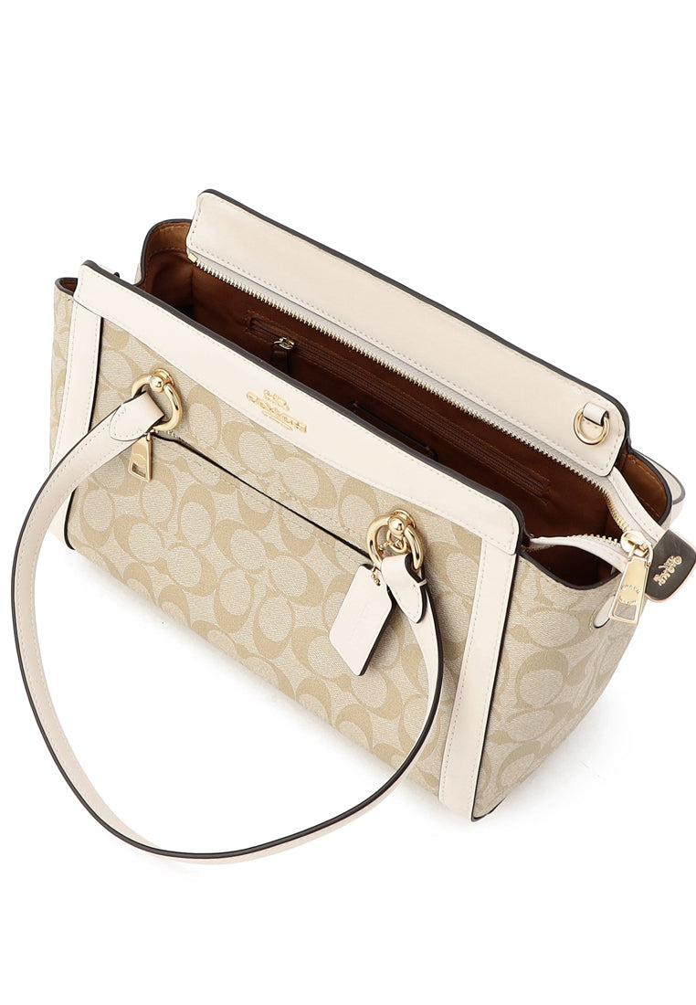 Coach Kailey Carryall In Signature Canvas - Light Brown