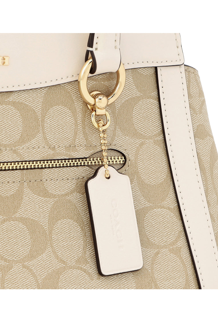 Coach Kailey Carryall In Signature Canvas - Light Brown