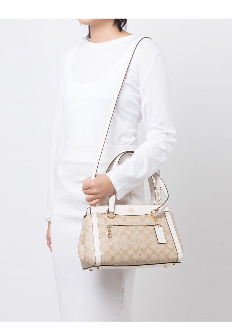Coach Kailey Carryall In Signature Canvas - Light Brown
