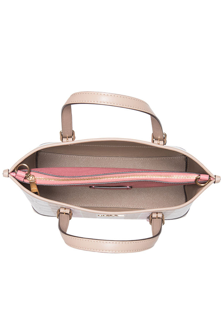 Coach Mollie Tote 25 In Signature Jacquard With Stripes - Taffy