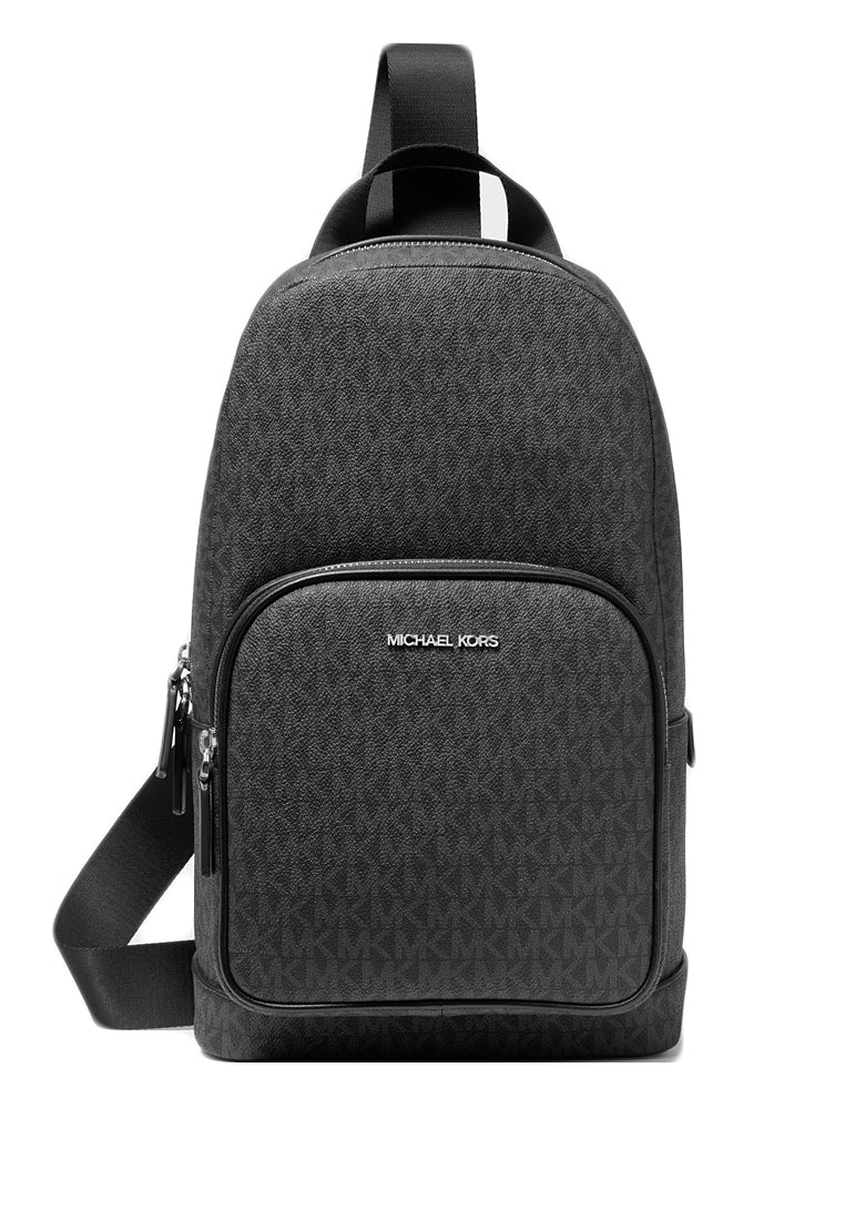 Michael Kors Mens Signature Cooper Sling Pack - Black