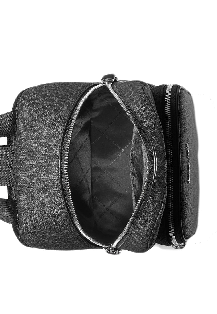 Michael Kors Mens Signature Cooper Sling Pack - Black
