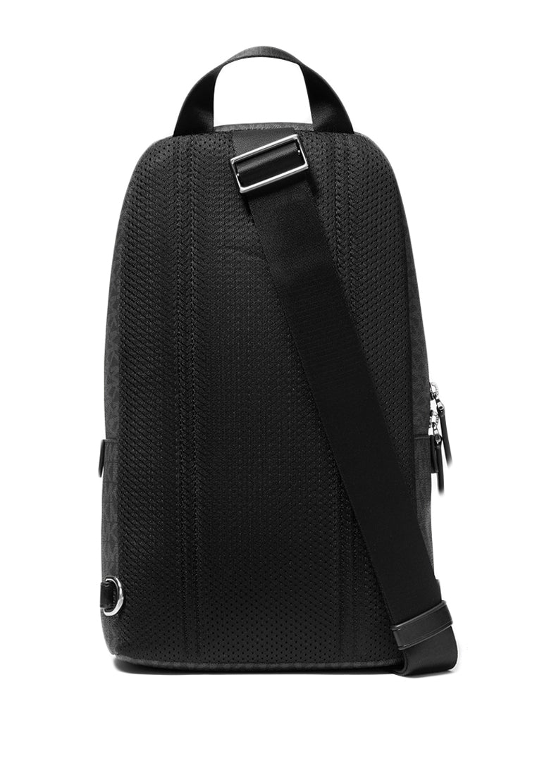 Michael Kors Mens Signature Cooper Sling Pack - Black