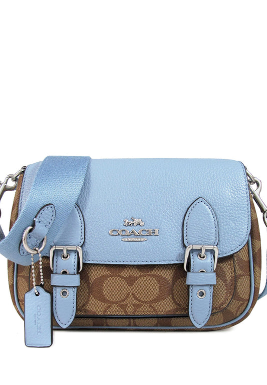 Coach Lucy Crossbody In Signature Canvas - Brown/Marble Blue