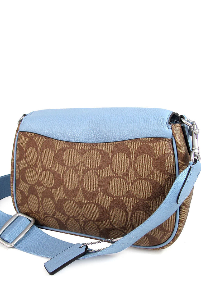 Coach Lucy Crossbody In Signature Canvas - Brown/Marble Blue