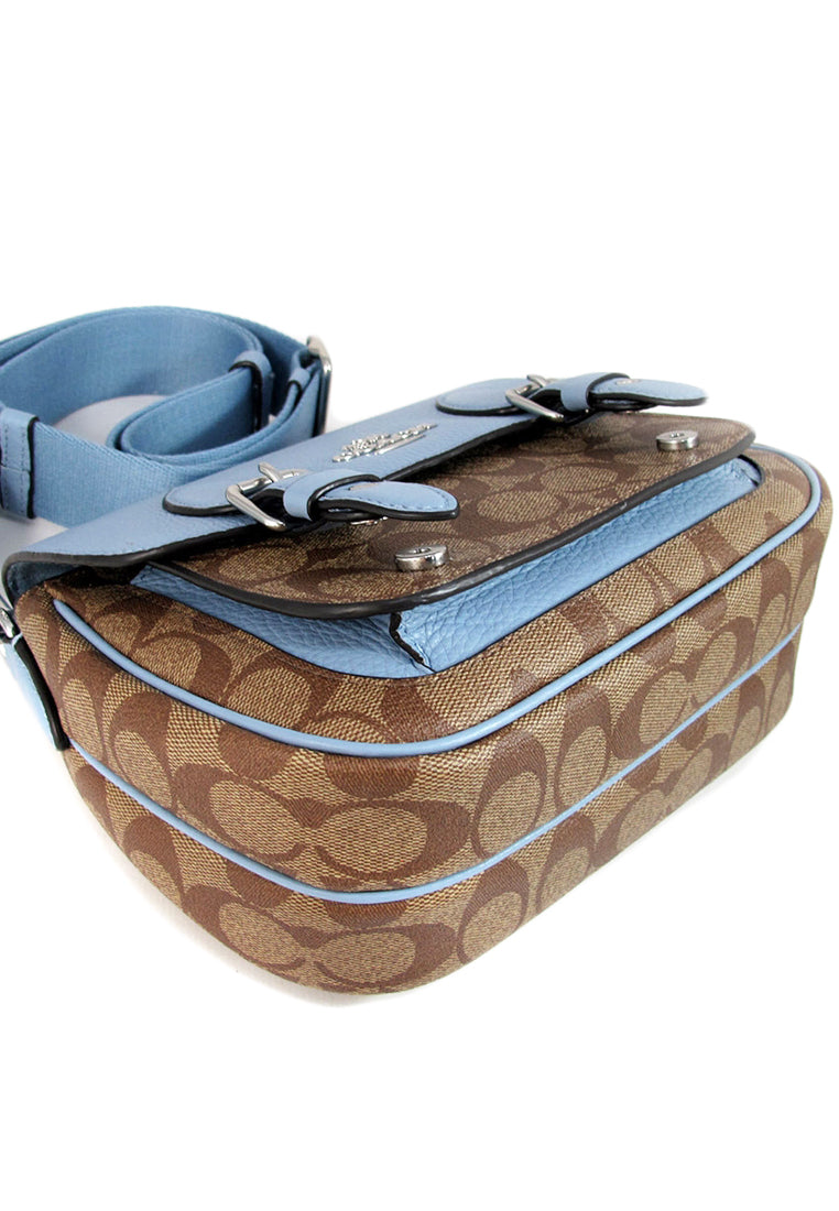 Coach Lucy Crossbody In Signature Canvas - Brown/Marble Blue