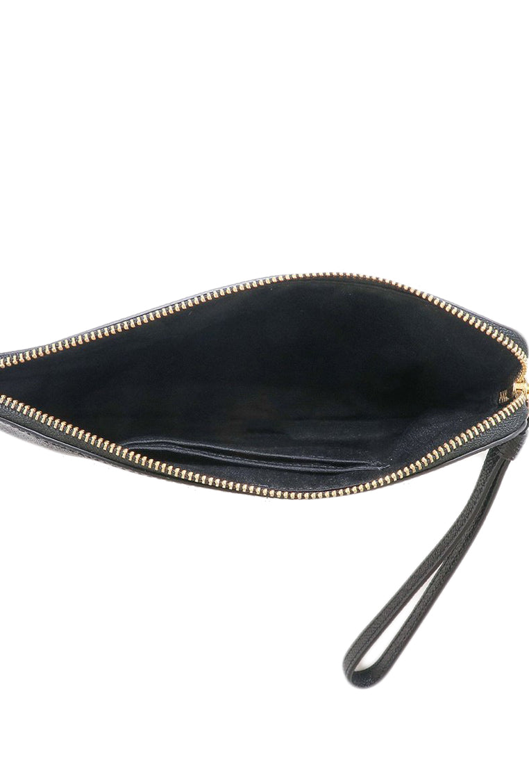 Coach Large Corner Zip Wristlet - Black