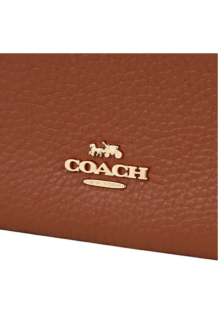 Coach Double Zip Wallet - Brown