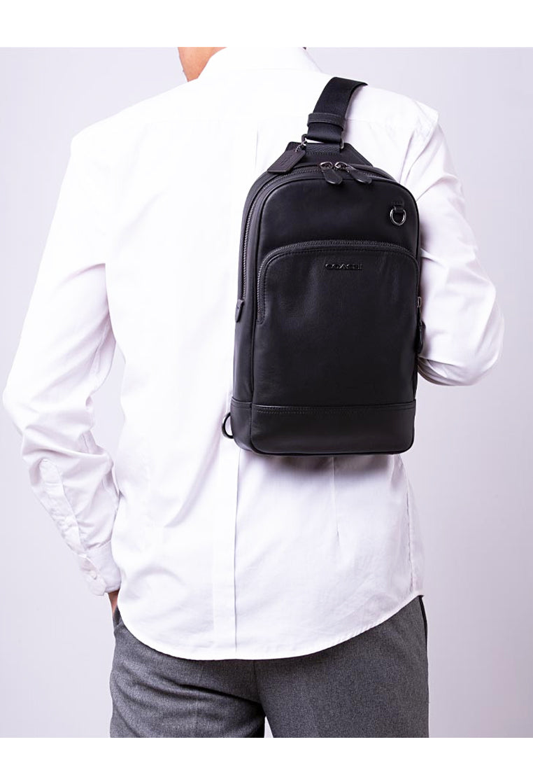 Coach Mens Graham Pack - Black
