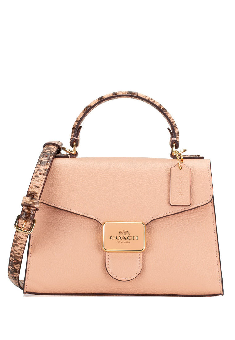 Coach Pepper Satchel - Shell Pink