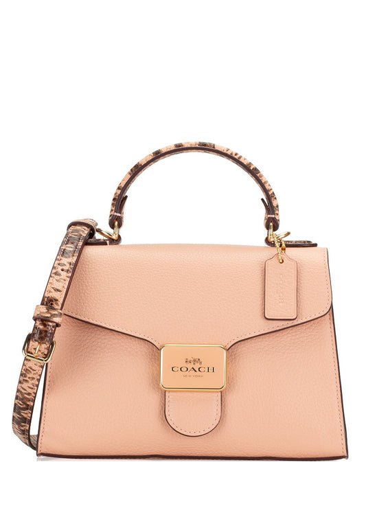Coach Pepper Satchel - Shell Pink