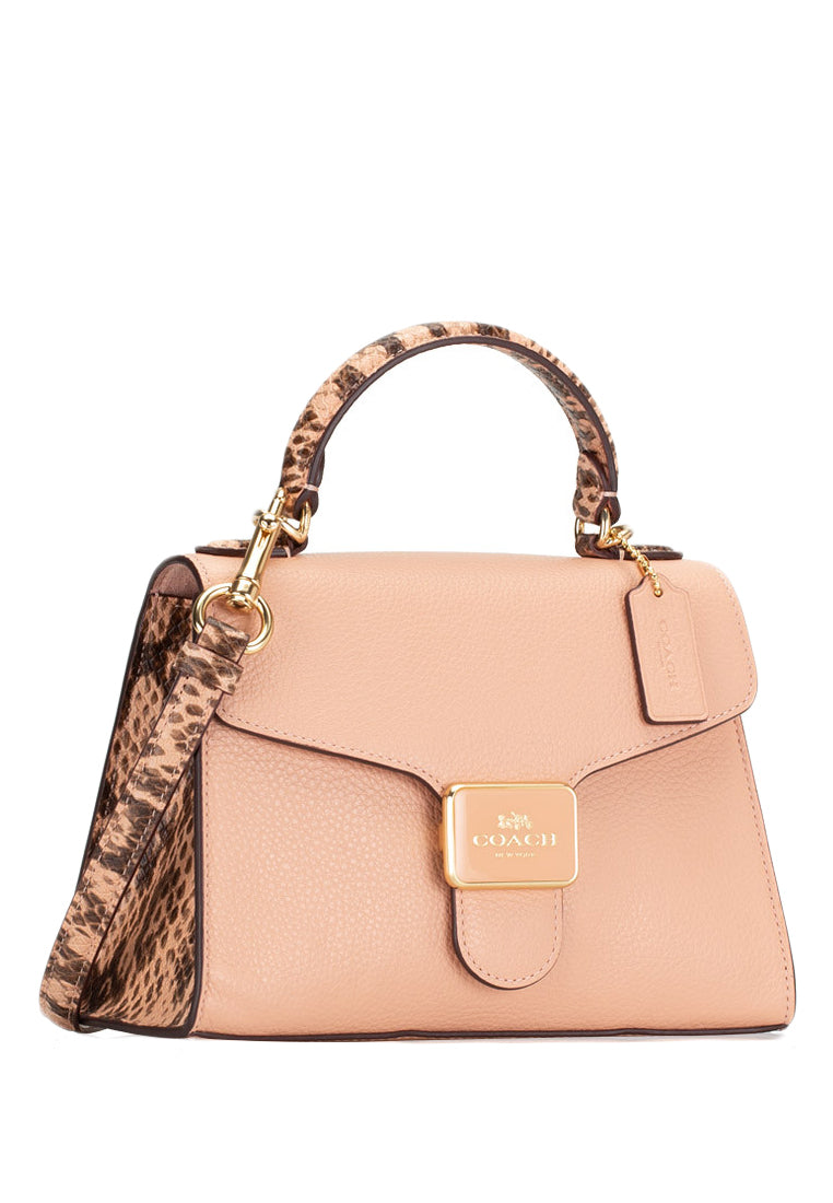 Coach Pepper Satchel - Shell Pink