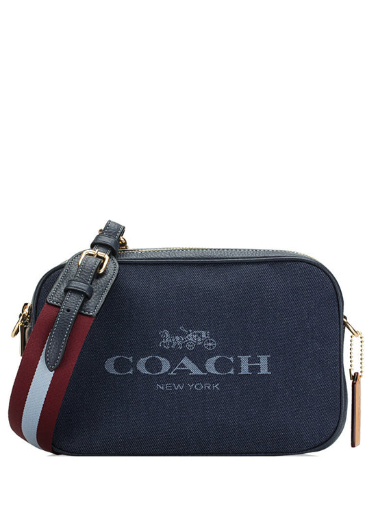 Coach Jes Crossbody With Coach Print - Denim