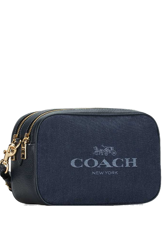 Coach Jes Crossbody With Coach Print - Denim