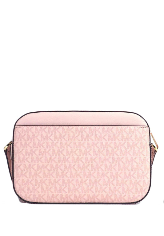 Michael Kors Jet Set Item Signature Large Chain Crossbody Bag - Powder Blush
