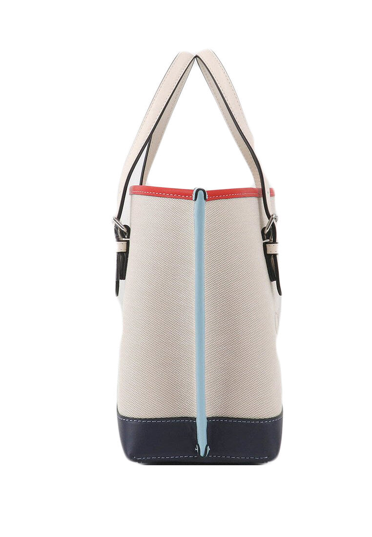 Coach Mollie Tote 25 In Colorblock - Natural/Multi
