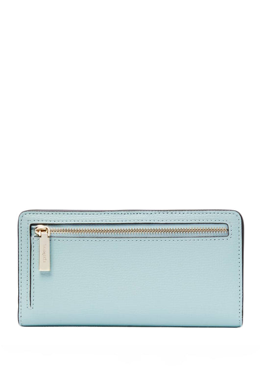 Kate Spade Darcy Large Slim Bifold Wallet - Light Blue
