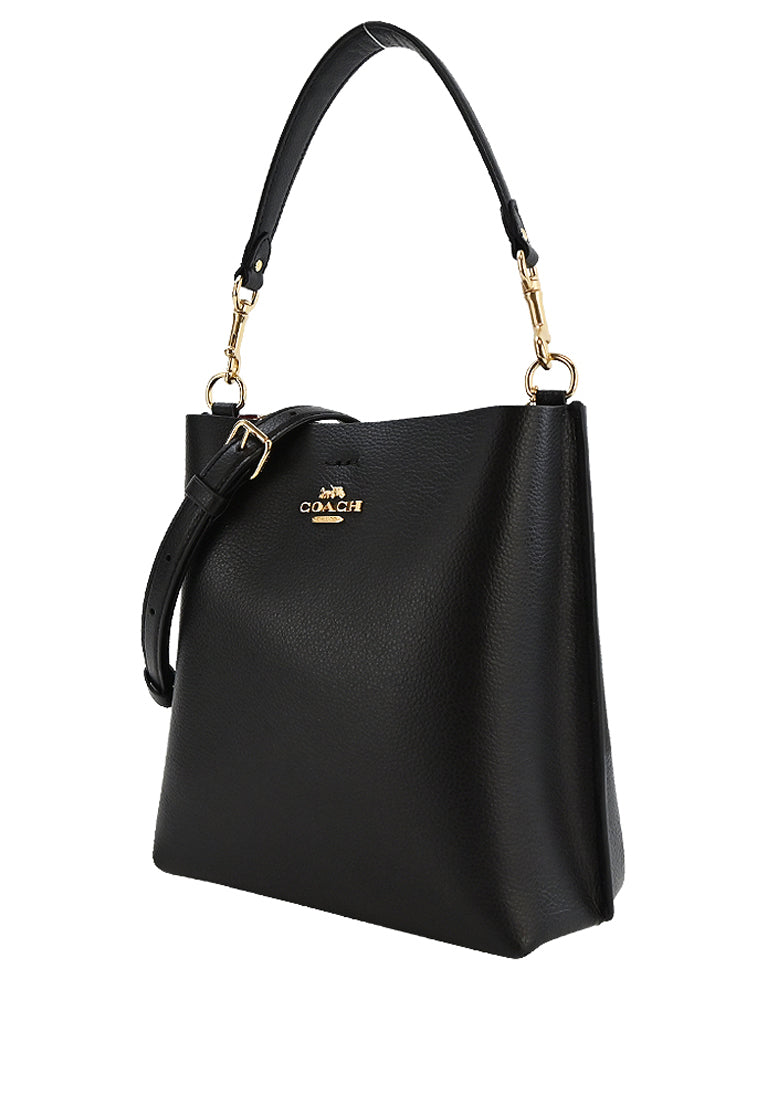 Coach Mollie Bucket Bag 22 - Black – Haute Style Malaysia