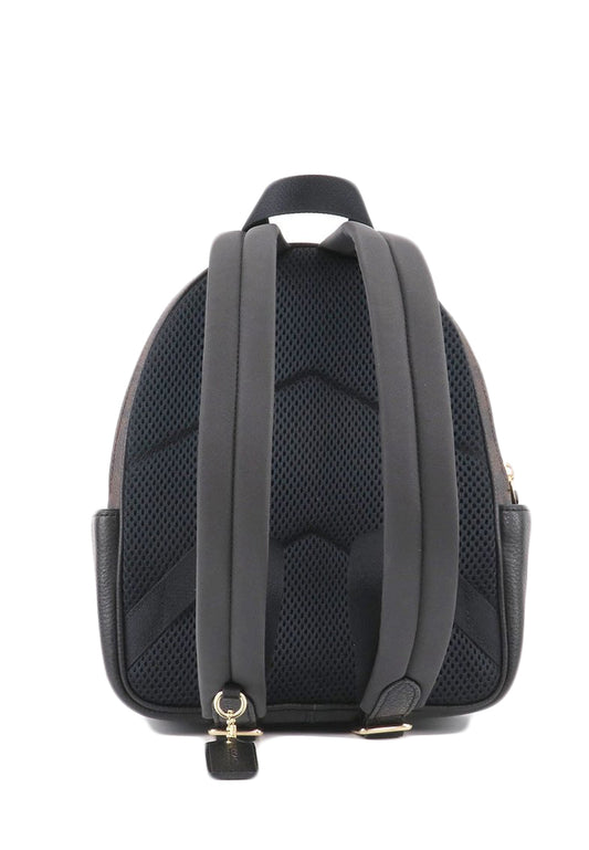 Coach Mini Court Backpack In Signature Canvas - Dark Brown