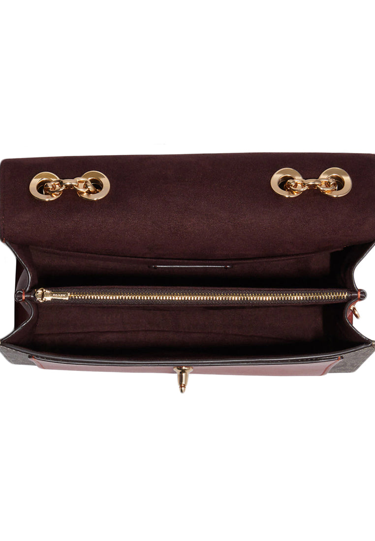 Coach Lane Shoulder Bag In Signature Canvas - Brown/Terracotta