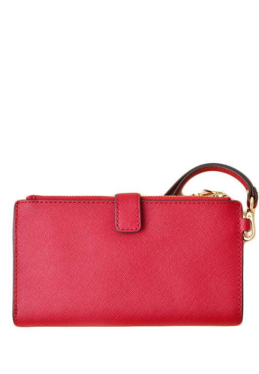 Michael Kors Jet Set Travel Large Double Zip Wristlet - Dark Sangria