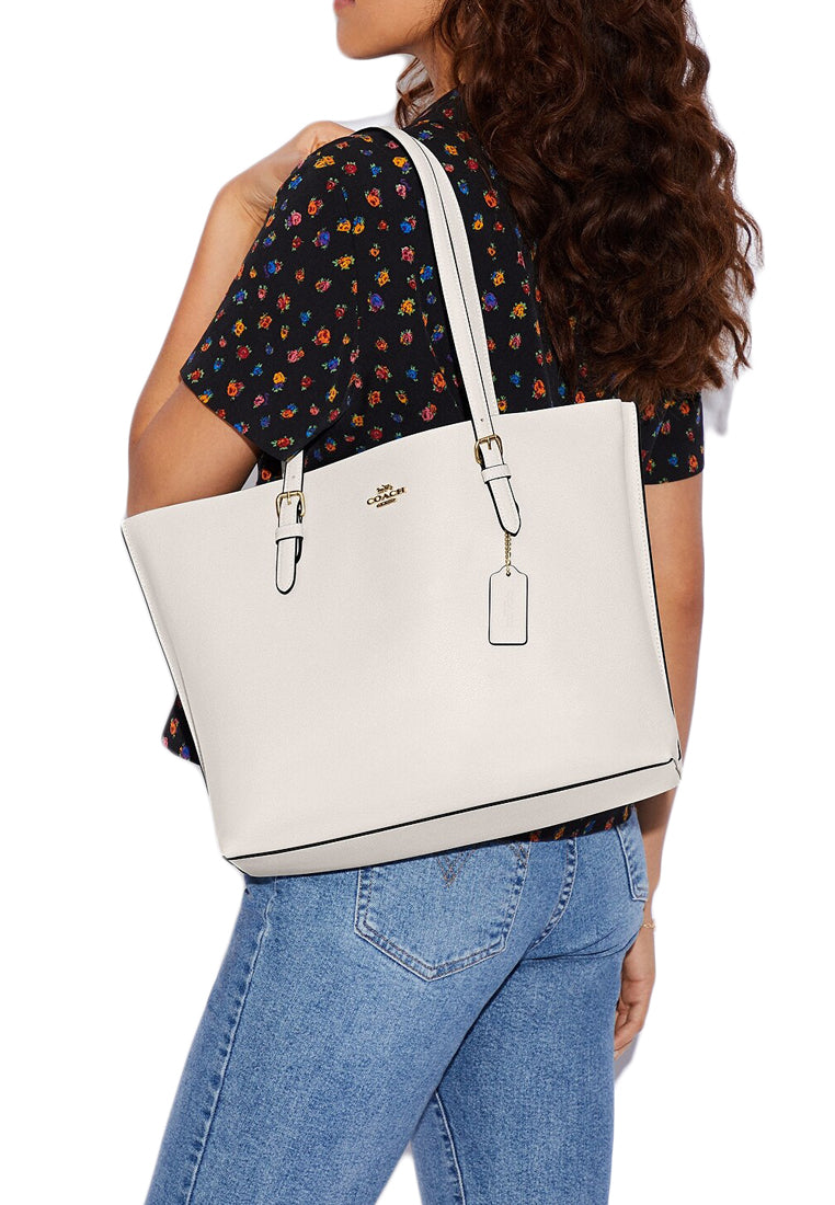 Coach Mollie Tote Bag - White