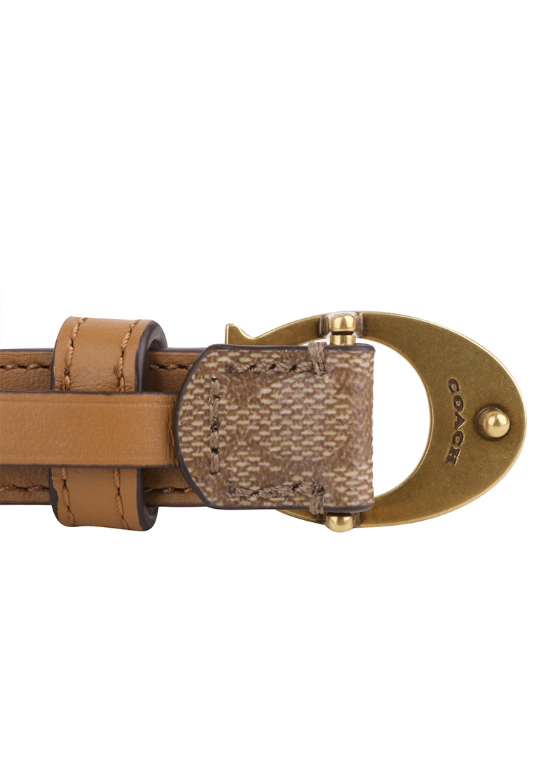 Coach Women Signature Buckle Belt 18MM - Brown