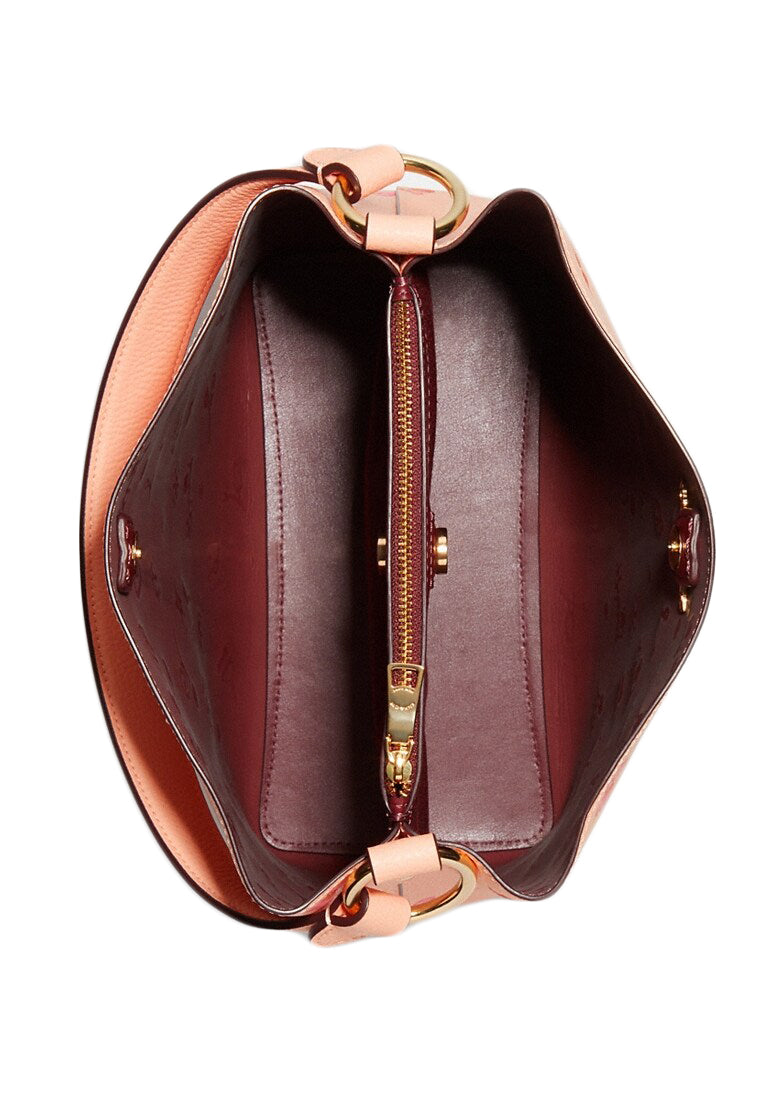Coach Town Bucket Bag With Mystical Floral Print - Faded Blush