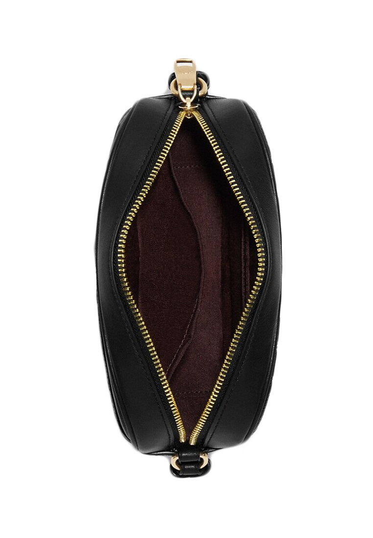 Coach Mini Jamie Camera Bag In Signature Leather - Black
