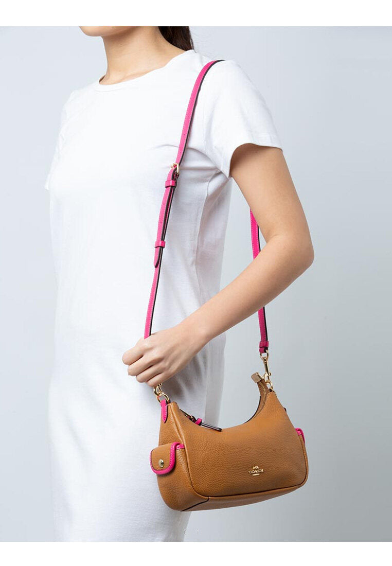 Coach Pennie Shoulder Bag 25 - Brown/Pink