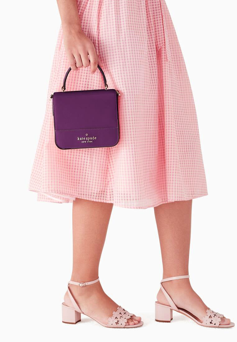 Kate Spade Staci Square Crossbody Bag - Plum Pie