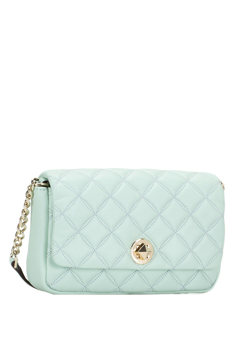 Kate Spade Natalia Flap Turnlock Crossbody Bag - Crystal Blue