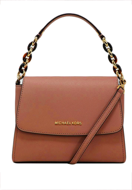 Michael Kors Sofia Small Saffiano Leather Satchel - Brown
