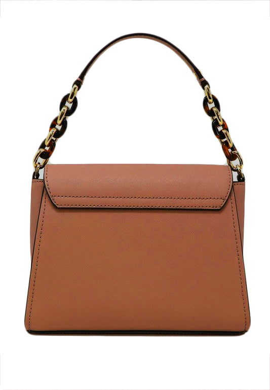 Michael Kors Sofia Small Saffiano Leather Satchel - Brown