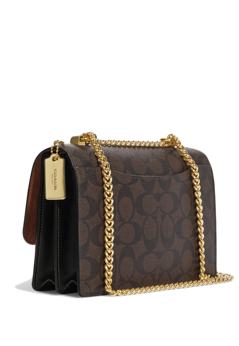 Coach Klare Crossbody in Signature Canvas With Ski Patches - Brown